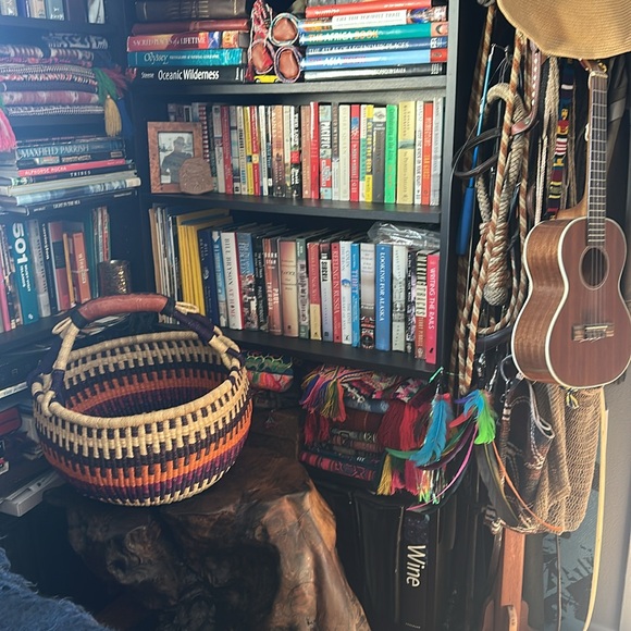 African Other - African Bolga basket. Ethnic, tribal, eclectic, unique, hippie, boho home vibes